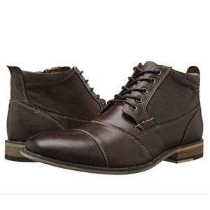 Steve Madden Men's Jabbar Dark Brown Boots 10.5M